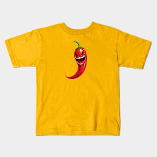 Evil hot pepper Kids T-Shirt